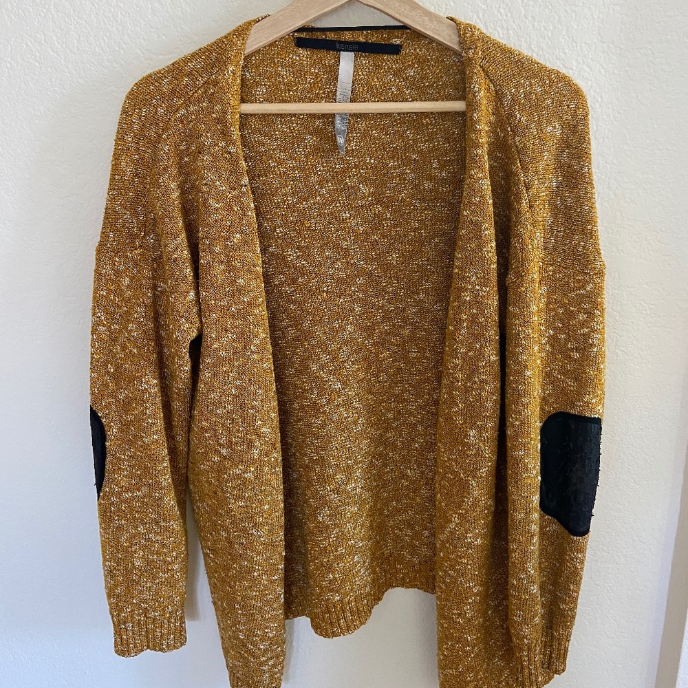 Oversized athletic cardigan